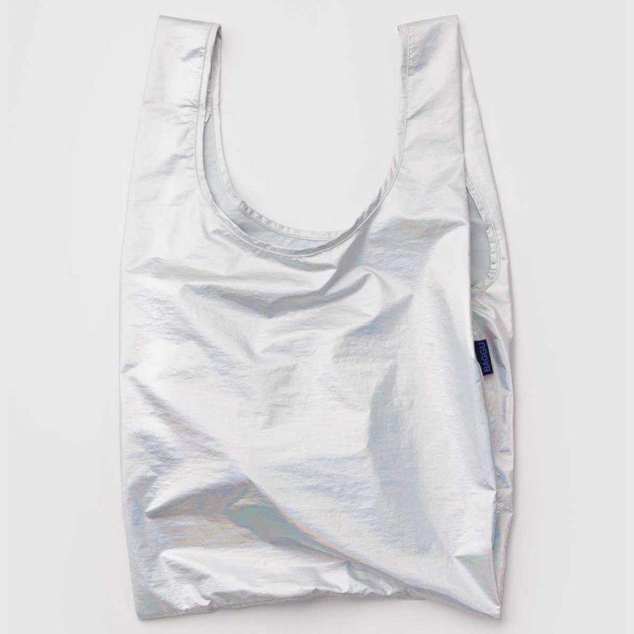 2026新作 エコバッグ バグー 正規品 BAGGU バグゥ スタンダードバグゥ メタリック 折りたたみ Standard Baggu Metallic ムーンストーン | BAGGU