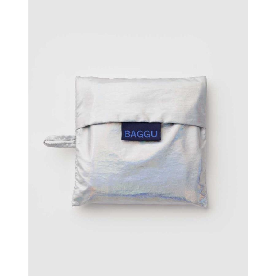 2026新作 エコバッグ バグー 正規品 BAGGU バグゥ スタンダードバグゥ メタリック 折りたたみ Standard Baggu Metallic ムーンストーン | BAGGU | 02