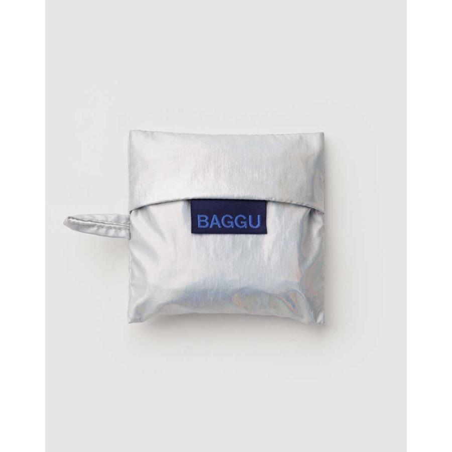 2026新作 エコバッグ バグー 正規品 BAGGU バグゥ ベビーバグゥ メタリック 折りたたみ Baby Baggu Metallic ムーンストーン | BAGGU | 02