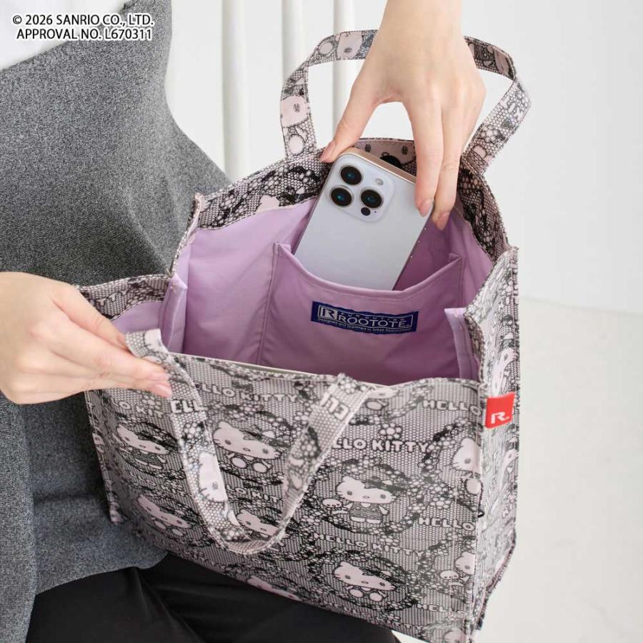 サンリオバッグ ROOTOTE ルートート IP.アーキャトル.ラミ.サンリオキャラクターズB トートバッグ A-quatre 8471 シナモンロール | ROOTOTE | 05