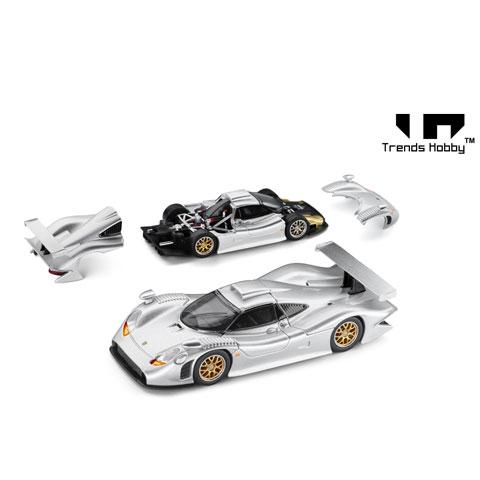 Trends Hobby 1/64 Porsche 911 GT1 1998 シルバー (241085(E)) | 