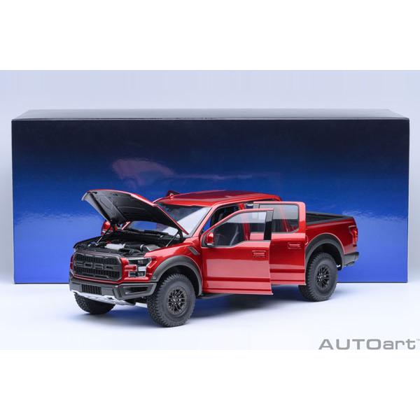 オートアート 1/18 フォード F-150 ラプター スーパークルー 2019 （メタリック・レッド） (72948) | オートアート | 09