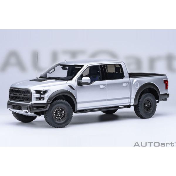 オートアート 1/18 フォード F-150 ラプター スーパークルー 2019 （メタリック・シルバー） (72950) | オートアート