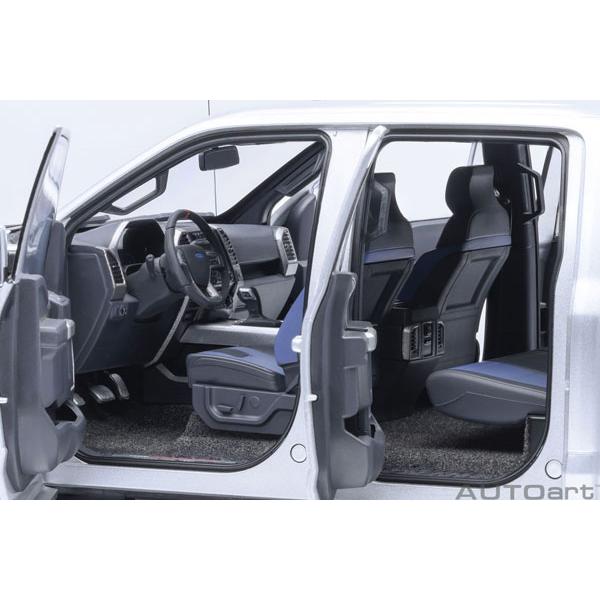 オートアート 1/18 フォード F-150 ラプター スーパークルー 2019 （メタリック・シルバー） (72950) | オートアート | 07