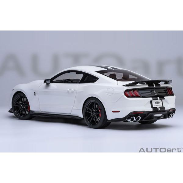 オートアート 1/18 フォード マスタング シェルビー GT500 （ホワイト／ブラック・ストライプ） (73095) | オートアート | 02