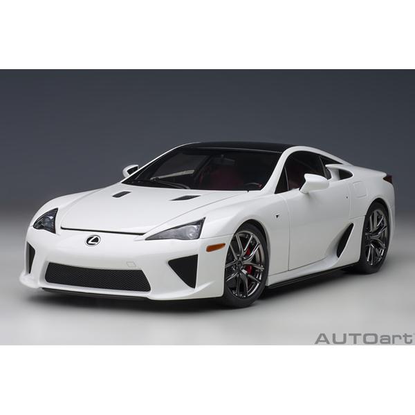 オートアート 1/18 レクサス LFA （ホワイテスト・ホワイト/ブラック・カーボン）(78851) | オートアート