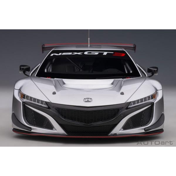 オートアート 1/18 ホンダ NSX GT3 2018 (ハイパー・シルバー