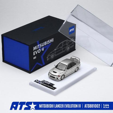 ATS-MODELS 1/64 三菱ランサー EVOLUTION IV シルバー (ATS881002) | 
