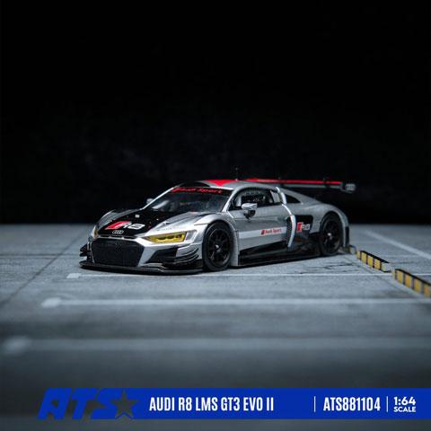 ATS-MODELS 1/64 AUDI R8 LMS GT3 EVO II シルバー (ATS881104) |  | 02