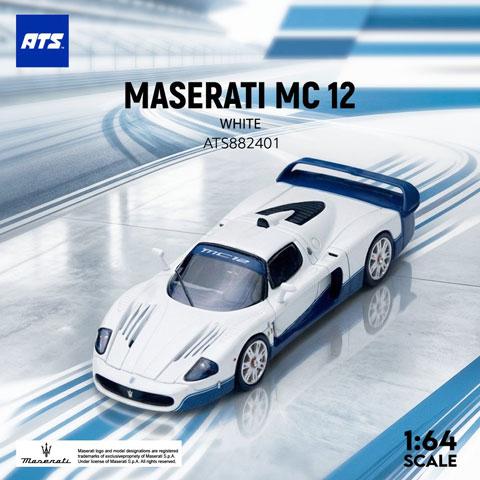 ATS-MODELS 1/64 MASERATI MC 12 ホワイト (ATS882401) | 