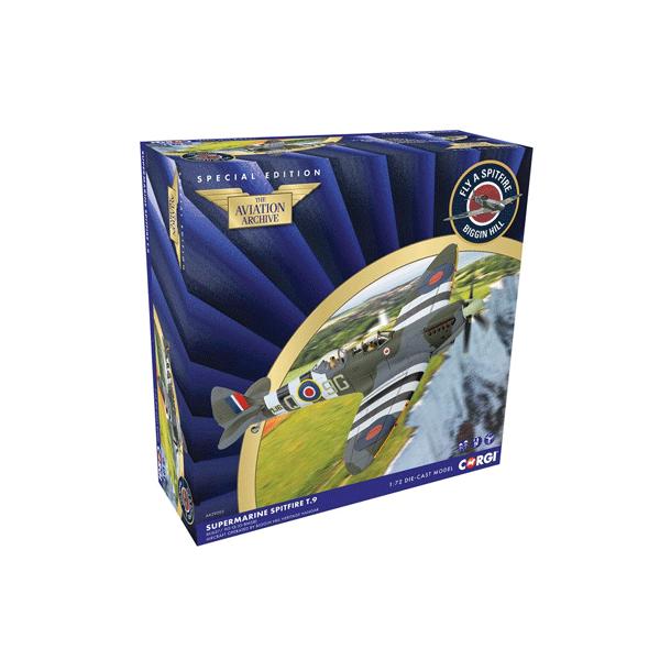 コーギー 1/72 スーパーマリン スピットファイア T9 MJ627　ビギンヒル ヘリテージ ハンガー (CGAA29202) | コーギー | 01