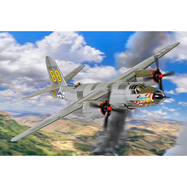 コーギー 1/72 マーチン B-26C-45-MO マローダー "ミス・アーカンソー" 第12アメリカ空軍 レオ・A・ランプマン中尉 (CGAA29502) | コーギー