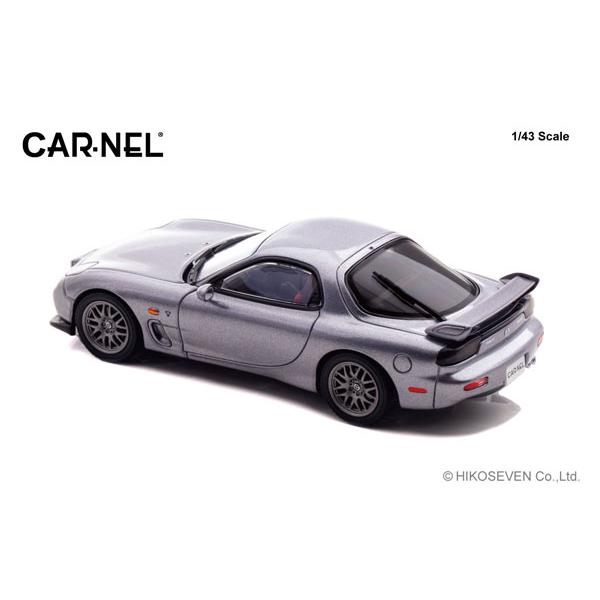 京商 1/43 MAZDA RX-7 FD3S TypeRS-R CARNEL 1/43 マツダ RX-7 Spirit R Type A (FD3S) 2002 Titanium Gray