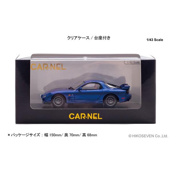 CARNEL 1/43 マツダ RX-7 Spirit R Type A  (FD3S) 2002 Innocent Blue Mica (CN430206) |  | 04