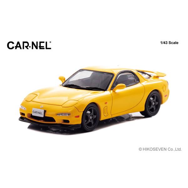 CARNEL 1/43 マツダ RX-7 Type RS-R (FD3S) 1997 Sunburst Yellow (CN439701) | 