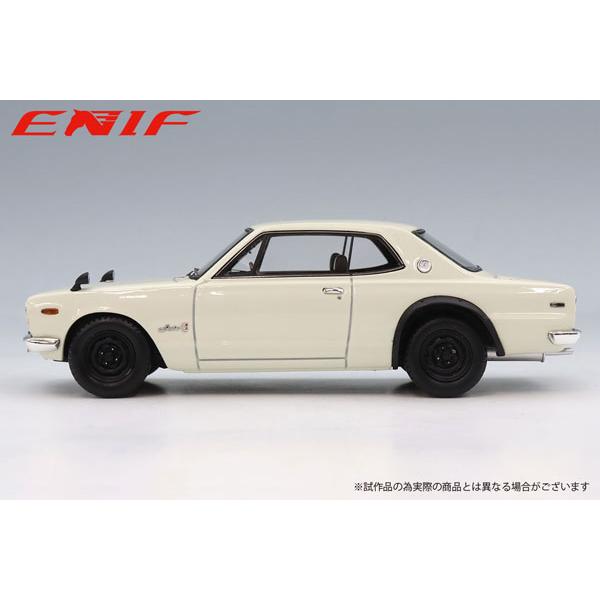 ENIF 1/43 日産 スカイライン 2000 GT-R 2ドア HT（KPGC10）ホワイト (ENIF0086) |  | 01