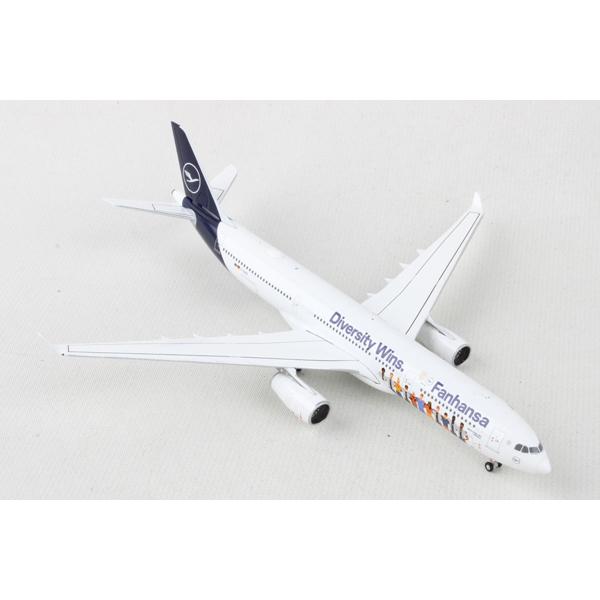Gemini Jets 1/400 A330-300 ルフトハンザ航空 "Fanhansa Diversity Wins" D-AIKQ (GJDLH2191) | Gemini | 01