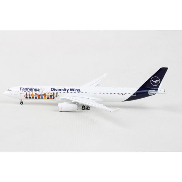 Gemini Jets 1/400 A330-300 ルフトハンザ航空 "Fanhansa Diversity Wins" D-AIKQ (GJDLH2191) | Gemini | 02