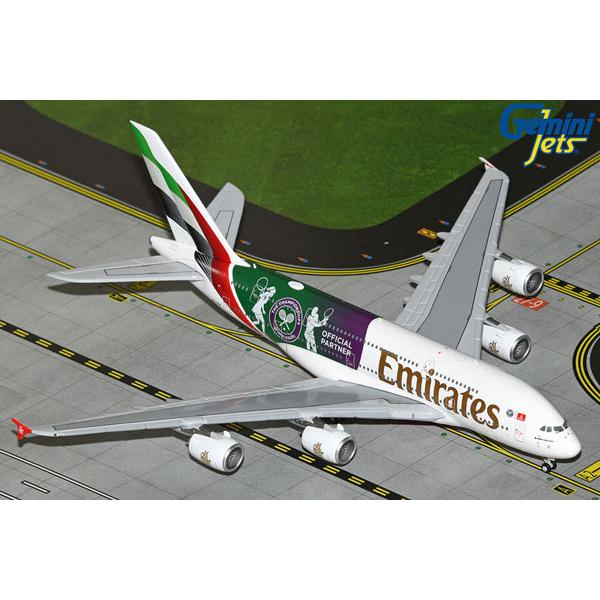 Gemini Jets 1/400 A380-800 エミレーツ航空 "Wimbledon-Official Partner" A6-EOE (GJUAE2283) | Gemini