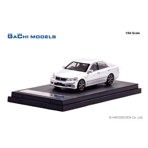 GACHI MODELS 1/64 Toyota CROWN Athlete (2005) Silver Metallic (GM64003SL) | 