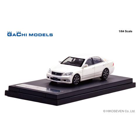 GACHI MODELS 1/64 Toyota CROWN Athlete (2005) White Pearl Crystal Shine (GM64003WH) | 