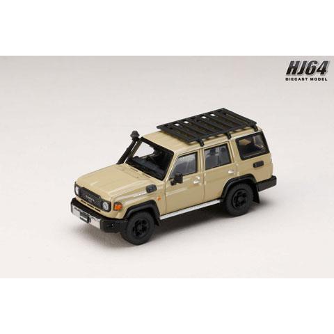 Hobby Japan 1/64   Toyota LANDCRUISER 70 (GDJ76W) 2023 カスタムバージョン ベージュ (HJ642090BE) | ホビージャパン
