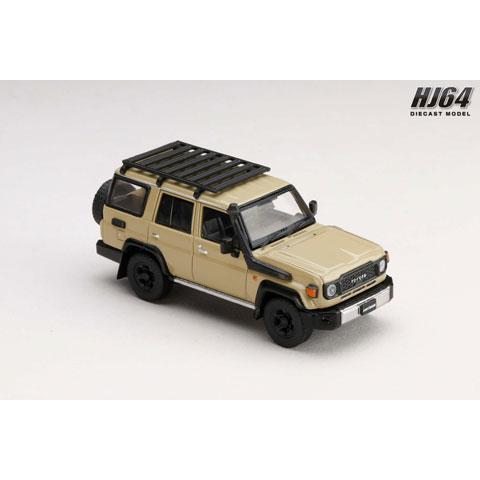 Hobby Japan 1/64   Toyota LANDCRUISER 70 (GDJ76W) 2023 カスタムバージョン ベージュ (HJ642090BE) | ホビージャパン | 01