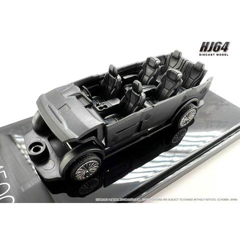 Hobby Japan 1/64  レクサス LM カスタムバージョン 6 シーター 500h (RHD)/ブラックインテリア グラファイトブラック　ガラスフレーク (HJ645076BBK) | ホビージャパン | 03