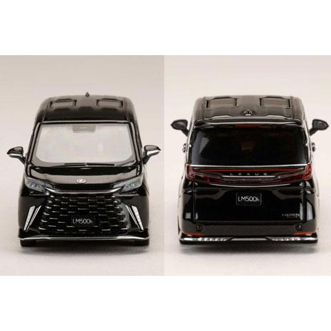 Hobby Japan 1/64  レクサス LM カスタムバージョン 6 シーター 500h (RHD)/ブラックインテリア グラファイトブラック　ガラスフレーク (HJ645076BBK) | ホビージャパン | 02
