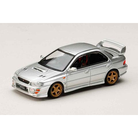 Hobby Japan 1/64 SUBARU IMPREZA WRXSTi Ver.VI (GC8G) 1999 アークティックシルバーメタリック (HJ646013AS) | ホビージャパン