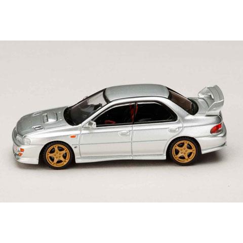 Hobby Japan 1/64 SUBARU IMPREZA WRXSTi Ver.VI (GC8G) 1999 アークティックシルバーメタリック (HJ646013AS) | ホビージャパン | 01
