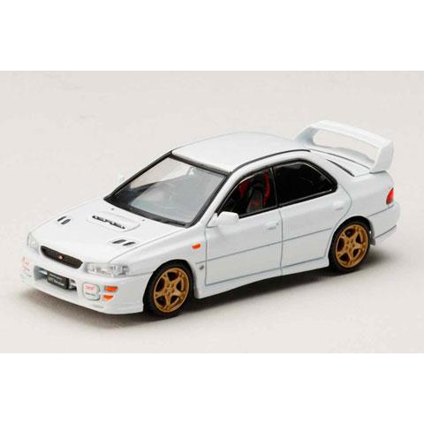 Hobby Japan 1/64 SUBARU IMPREZA WRXSTi Ver.VI (GC8G) 1999 ピュアホワイト (HJ646013AW) | ホビージャパン