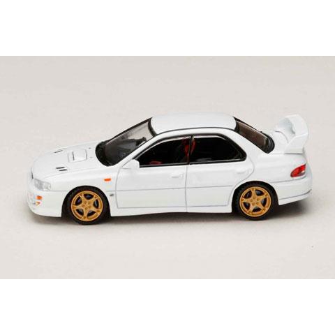 Hobby Japan 1/64 SUBARU IMPREZA WRXSTi Ver.VI (GC8G) 1999 ピュアホワイト (HJ646013AW) | ホビージャパン | 01