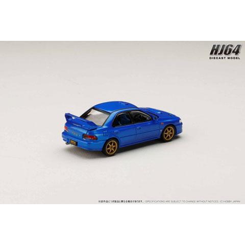 Hobby Japan 1/64 SUBARU IMPREZA WRX Type RA Sti ver.VI Limited 1999 ソニックブルーマイカ (HJ646013BBL) | ホビージャパン | 02