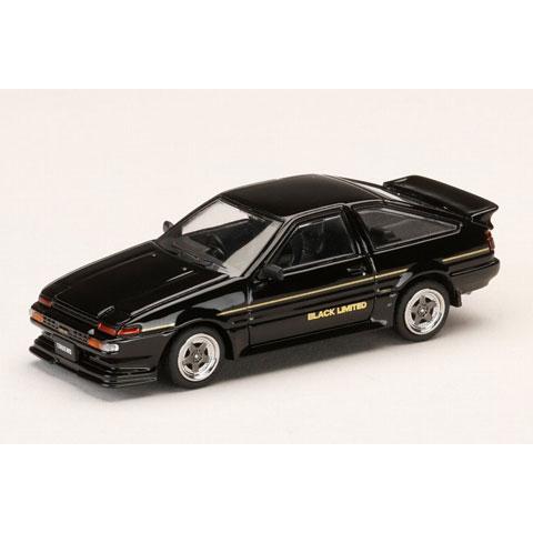 HJ64 1/64  トヨタ スプリンター トレノ GT APEX (AE86) 後期型 BLACK LIMITED JDM STYLE ブラックメタリック (HJ648052BK) | 