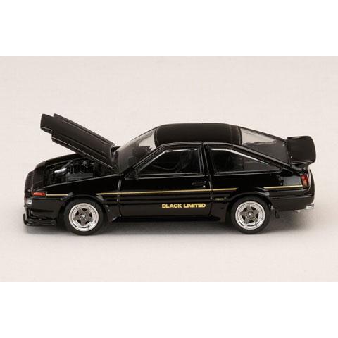 HJ64 1/64  トヨタ スプリンター トレノ GT APEX (AE86) 後期型 BLACK LIMITED JDM STYLE ブラックメタリック (HJ648052BK) |  | 01