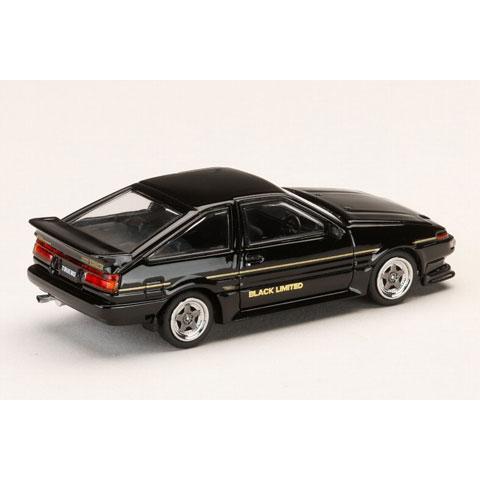 HJ64 1/64  トヨタ スプリンター トレノ GT APEX (AE86) 後期型 BLACK LIMITED JDM STYLE ブラックメタリック (HJ648052BK) |  | 02