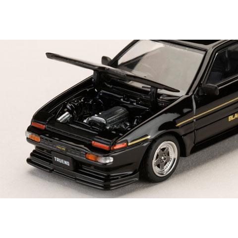 HJ64 1/64  トヨタ スプリンター トレノ GT APEX (AE86) 後期型 BLACK LIMITED JDM STYLE ブラックメタリック (HJ648052BK) |  | 03