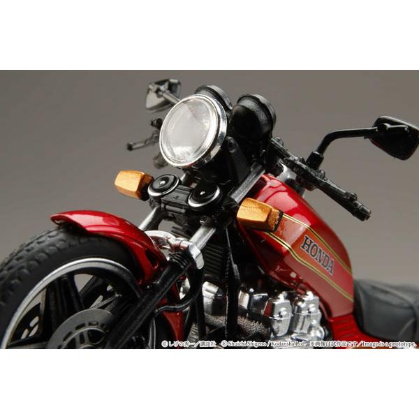 ホビージャパン バリバリ伝説 1/24 完成品バイク 巨摩郡 / Honda CB750F 後期角ミラー (HJB240201BD) | ホビージャパン | 06