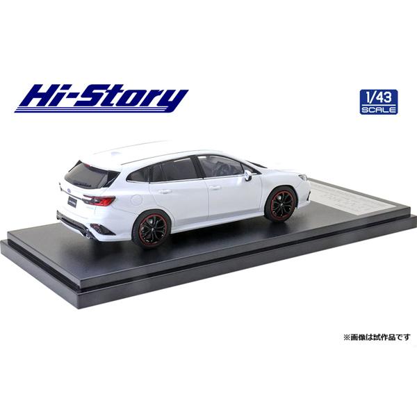 Hi-Story 1/43 SUBARU LEVORG (2020) スポーツスタイルアクセサリー クリスタルホワイト・パール | インターアライド | 01