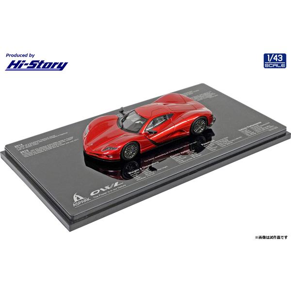 Hi-Story 1/43 ASPARK OWL (2020) レッドメタリック