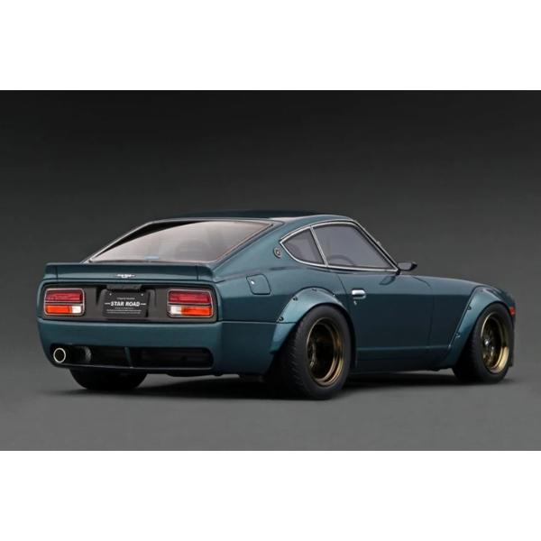 ignition_model 1/18 Nissan Fairlady Z (S30) STAR ROAD Green Metallic (IG3111)｜backfire21｜02