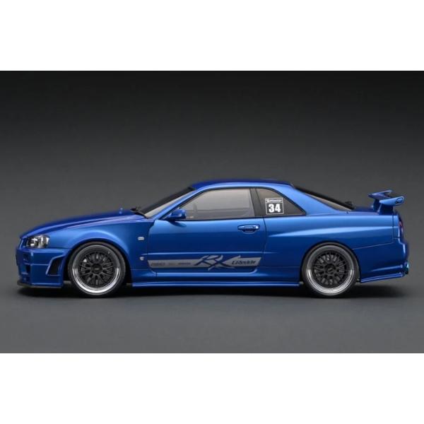 ignition_model 1/18 TRUST GReddy 34RX Blue Metallic (IG3226)｜backfire21｜02