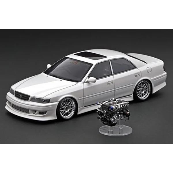 【IG3313】イグニッションモデル VERTEX チェイサー　1/18 イグニッションモデル 1/18 VERTEX JZX100 チェイサー パール