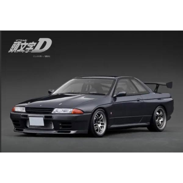 ignition_model 1/18 INITIAL D Nissan Skyline GT-R (BNR32) Gun Metallic (IG3545) | ignition model
