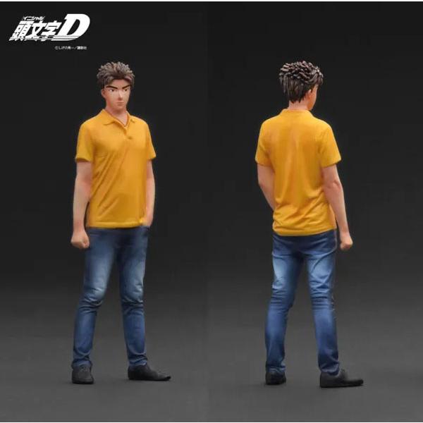 ignition_model 1/18 INITIAL D Mazda RX-7 (FD3S) Yellow With Mr. Keisuke Takahashi (IG3800) | ignition model | 05