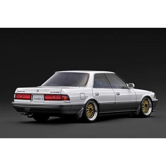 ignition_model 1/18 TOYOTA MARKII 2.5 GT TWIN turbo (JZX81) Pearl White / Silver (IG3856) | ignition model | 02
