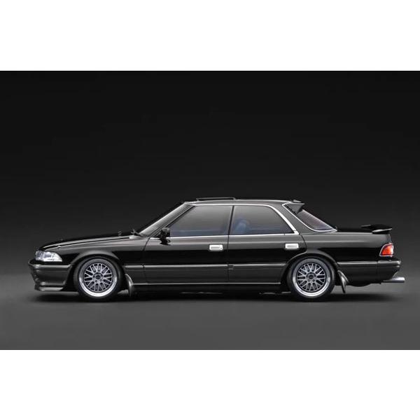 ignition_model 1/18 TOYOTA MARKII 2.5 GT TWIN turbo (GX81) Black / Gun Metallic (IG3858) | ignition model | 01