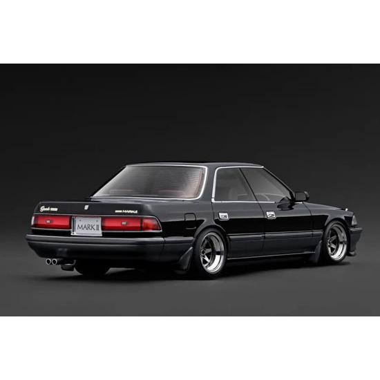 ignition_model 1/18 TOYOTA MARKII 2.5 GT TWIN turbo (JZX81) Black/Gun Metallic  (IG3859) | ignition model | 01