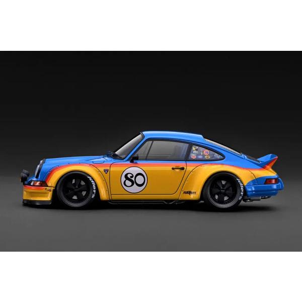 ignition_model 1/18 RWB Backdate Yellow / Blue (IG3877) | ignition model | 01